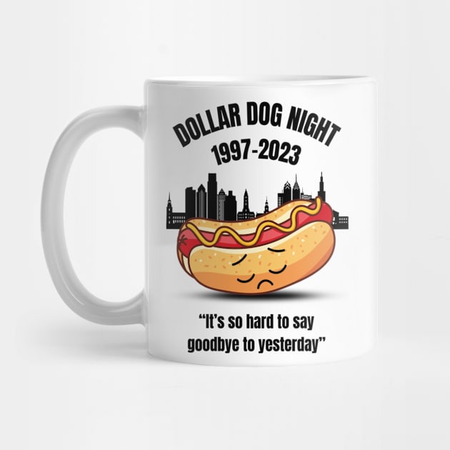 Philadelphia Baseball Dollar Dog Night RIP by sinistergrynn